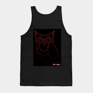 Bwn Radio Owl Signature Logo Tank Top